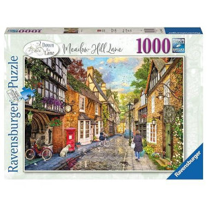 Ravensburger Down The Lane No.2 Meadow Hill Lane 1000 Piece Jigsaw Puzzle For Adults & Kids Age 12 Years Up
