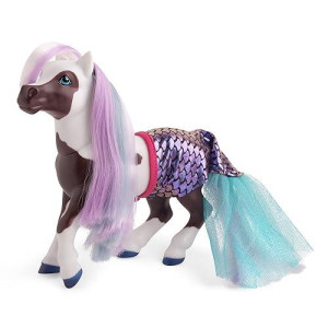 Breyer Horses Color Changing Bath Toy | Marina Color Change Mer-Pony | Brown/White With Surprise Pink Color | 7" X 7.5" | Horse Toy | Ages 3+ | Model #7252
