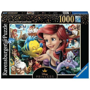 Ravensburger Disney Princess Heroines No.3 The Little Mermaid - 1000 Piece Jigsaw Puzzle | Fsc Certified | Ideal For Kids & Adults Aged 12, Glare-Free Design