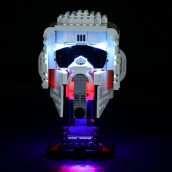 Yeabricks Led Light For Lego-75305 Star Wars Scout Trooper Helmet Building Blocks Model (Lego Set Not Included)