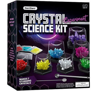 Crystal Growing Kit For Kids - Science Experiments Gifts For Boys & Girls Ages 8-14 Year Old - Toys Teen Age Boy/Girl Arts & Crafts Kits - Cool Projects Easter Gift Ideas 8 9 10 11 12 Yr Olds