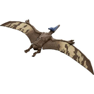 Mattel Jurassic World Dominion Roar Strikers Pternanodon Dinosaur Toy With Flying Bite Attack & Sound, Plus Downloadable App & Ar