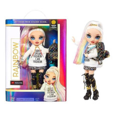Rainbow High Jr High Series 2 Amaya Raine- 9" Rainbow Posable Fashion Doll With Designer Accessories And Open/Close Backpack. Great Toy Gift For Kids Ages 6-12 Years Old & Collectors