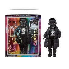 Rainbow High Shadow High Rexx Mcqueen- Black Color Fashion Doll. Fashionable Outfit & 10+ Colorful Play Accessories. Great Gift For Kids 4-12 Years Old & Collectors