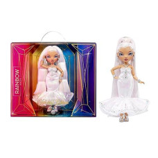Rainbow High Holiday Edition Collector Doll 11- 2022 Roxie Grand Posable Fashion Doll With Multicolor Hair, In Diamond & Iridescent Designer Gown Including Premium Doll Accessories. Great Gift