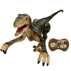 Lexibook, Rc Raptor Control, Realistic Remote Controlled Dinosaur, Articulated Movements, Roars, Light Effects, Rechargeable, Fossil Remote Control Included, Dino01