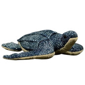 Frankiezhou Realistic Leatherback Turtle Plush-12�, Lifelike Seaturtle Stuffed Animal, Soft Turtle Plush Toy,Stuffed Toy,Turtle Gifts,Gifts For Kids,Baby Gift,Cute Plush,Home Decor,Kid Favorite