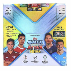 2021/22 Topps Uefa Champions League Match Attax Extra Retail Display Box