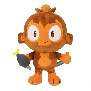 Qucuek 9.8In Dart Monkey Plush Doll, Bloonstd Soft Stuffed Game Animal, Cute Fan Gift
