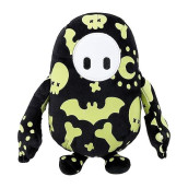 Fall Guys Ultimate Knockout Small 8" Collectible Plush Toy - Glow In The Dark Spooky Doodles