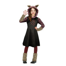 Werewolf girls costume child Size 810