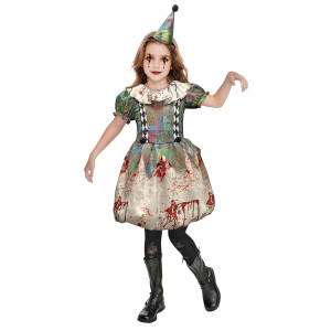clown girls costume child Size 810