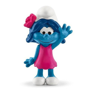 Schleich Smurfs Collectible Toy Figurine For Boys And Girls Ages 3+, Smurf Girl Blossom, Multi