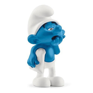 Schleich Smurfs, Collectible Retro Cartoon Toys For Boys And Girls, Lazy Smurf Toy Figurine, Ages 3+