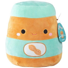 Squishmallows 10" Antoine The Peanut Butter Plush - Official Kellytoy - Collectible Soft & Squishy Peanut Butter Stuffed Animal Toy - Add To Your Squad - Gift For Kids, Girls & Boys - 10 Inch