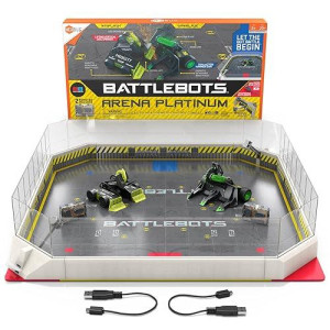 Hexbug Battlebots Arena Platinum - Multiplayer Remote Control Robot Toy For Kids - For Boys And Girls Ages 8 And Up