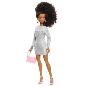 Naturalistas 11.5-Inch Fashion Doll And Accessories Paige, 3C Textured Hair, Medium Brown Skin Tone