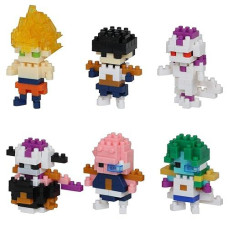 Nanoblock - Dragon Ball Z - Vol. 2 (Complete Box Of 6), Mininano Series Building Kit