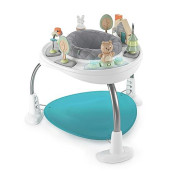 Ingenuity Spring & Sprout 2-In-1 Baby Activity Center Jumper And Table With Infant Toys - Ages 6 Months +, First Forest