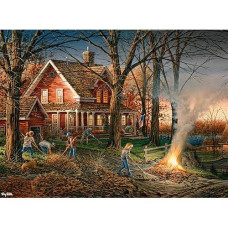 Buffalo Games - Terry Redlin - Autumn Evening - 1000 Piece Jigsaw Puzzle For Adults Challenging Puzzle Perfect For Game Nights - 1000 Piece Finished Size Is 26.75 X 19.75