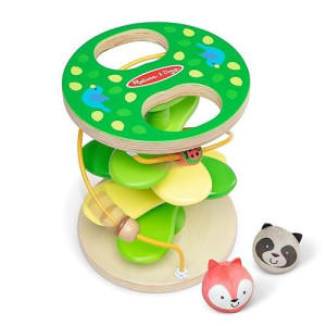 Melissa & Doug Rollables Treehouse Twirl Infant And Toddler Toy (3 Pieces) - Fsc Certified