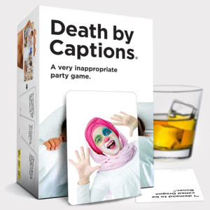 Death By Captions - The Very Inappropriate Adult Party Game - 500 Cards - Photos + Outrageous Dialogue