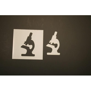 12 Microscope Reusable Qket Mylar Stencil - Art Supplies