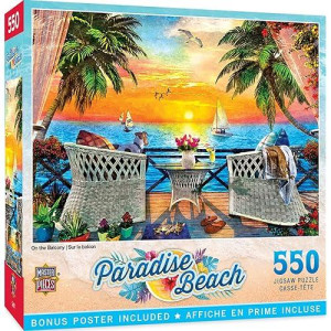 Masterpieces 550 Piece Jigsaw Puzzle For Adults And Family - On The Balcony - 18"X24"