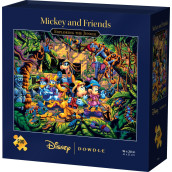 Mickey & Friends Exploring The Jungle - 500 Piece Jigsaw Puzzle - Disney Dowdle