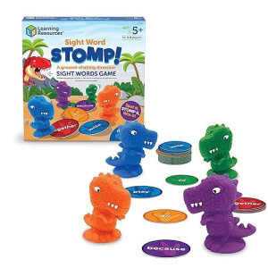 Sight Word Stomp!, Educational Indoor Games, Preschool Alphabet ,Toddler Brain Toys, Toddler Preschool Learning, 114 Pieces, Age 5+