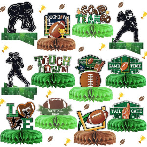 Mzogm Football Centerpieces For Table, Super Bowl Table Decorations, Party Birthday Decorations ,Football Themesuperbowl 2022 Table,Super Supplies