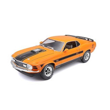 Maisto 1:18 Special Edition 1970 Ford Mustang Mach 1, Orange, 1:18 Scale