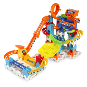 Vtech - Marble Rush Racing Track Set, Interactive Marble Circuit, Building Toy For Children +4 Years Old, Spanish Version