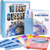 Hapinest 10 Best Guesses Card Game For Kids Boys And Girls Ages 4 5 6 7 8 9 10 Years Old And Up, Life On Earth