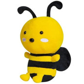 Putrer Bee Plush Toy,10" Bee Stuffed Animal,Soft Honeybee Plush Doll Gift For Kids Birthday Party,Christmas,Valentine (10 Inch)