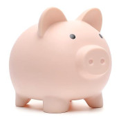 Piggy Bank, Unbreakable Plastic Money Bank, Coin Bank For Boys And Girls, Medium Piggy Banks, Toys For3 4 5 Year Old (Flesh-Colour)A