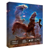 Space Puzzle 1000 Pieces Adult, Solar System Galaxy Puzzle, Hubble-Pillars Of Creation Planets Star Nebula Universe Picture Jigsaw Puzzle