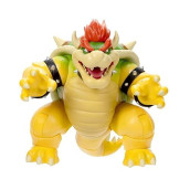The Super Mario Bros Movie 7-Inch Feature Bowser Action Figure with Fire Breathing Effects