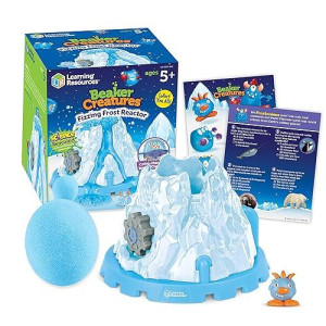 Learning Resources Beaker Creatures Fizzing Frost Reactor - 6 Pieces, Ages 5+ Volcano Science Kit For Kids, Stem Toys, Science Experiments For Kids