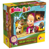 Lisciani - Educational Games - Masha And The Bear - Puzzle Or Baby Logic For 1 To 4 Years Old - Random Model