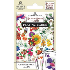 Masterpieces Family Games - Farmer'S Almanac Flowers Playing Cards - Officially Licensed Playing Card Deck For Adults, Kids, And Family