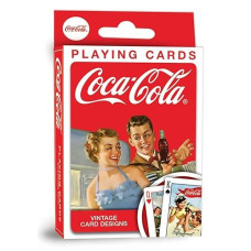 Masterpieces Family Games - Coca-Cola Vintage Ads Playing Cards - Officially Licensed Playing Card Deck For Adults, Kids, And Family