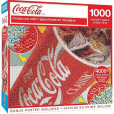 Masterpieces 1000 Piece Jigsaw Puzzle For Adults And Families - Coca-Cola Photomosaic Big Gulp - 19.25"X26.75"