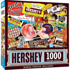 Baby Fanatic Masterpieces 1000 Piece Jigsaw Puzzle For Adults, Family, Or Kids - Hershey Vintage - 19.25"X26.75"