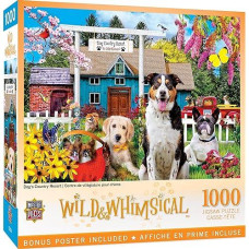 Masterpieces 1000 Piece Jigsaw Puzzle For Adults, Family, Or Kids - Dog'S Country Resort - 19.25"X26.75"