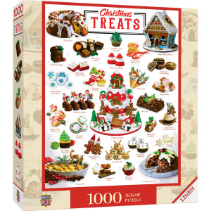 Masterpieces 1000 Piece Jigsaw Puzzle For Adults, Family, Or Kids - Christmas Treats - 19.25"X26.75"