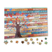 Religious Puzzles 500 Piece Puzzles For Adults - Christian Puzzles Inspirational Wooden Jigsaw Puzzles For Family Activities Games Christian Gifts, Religious Gifts For Women Birthday, Father'S Day