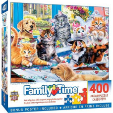 Baby Fanatics Masterpieces 400 Piece Jigsaw Puzzle For Adults, Family, Or Kids - Puzzling Gone Wild - 18"X24"