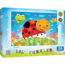 Baby Fanatic Masterpieces Lil Puzzler 24 Piece Jigsaw Puzzle For Kids - Old Macdonald'S Farm - 19"X14"