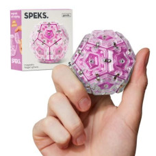 Speks Geode Sphere Magnetic Fidget Toy For Adults Quiet Adult Sensory Toy For Stress Relief & Anxiety, Office Desk Adhd Tool, Stocking Stuffer & Top Gadget Gift Idea Rose, 12-Piece Set